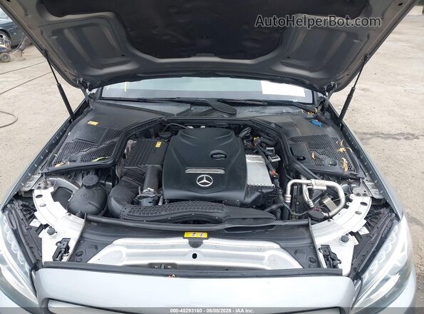 55Swf4kb6gu165723 2016 MERCEDES-BENZ C-CLASS Silver Widok z tyłu
