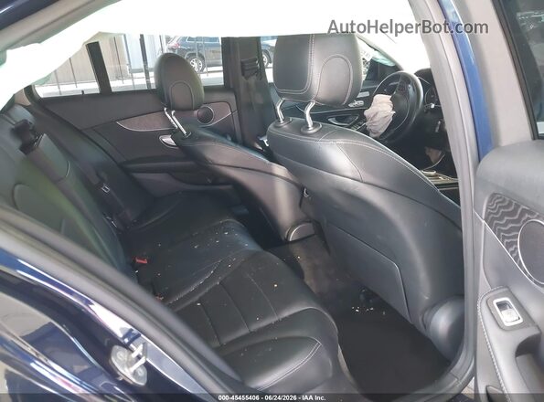 55SWF4KB5HU203783 2017 MERCEDES-BENZ C-CLASS Blue Вид наклейки з VIN-кодом