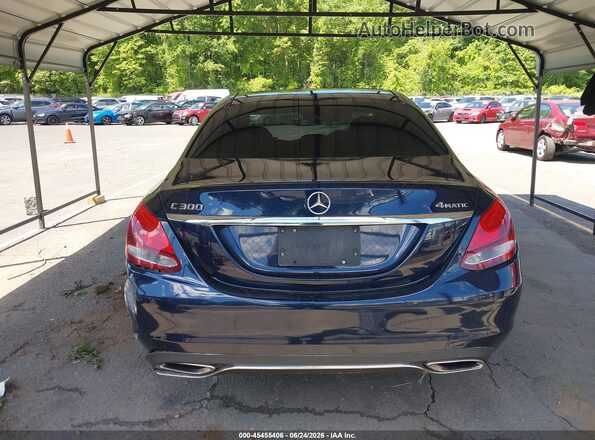 55SWF4KB5HU203783 2017 MERCEDES-BENZ C-CLASS Blue 