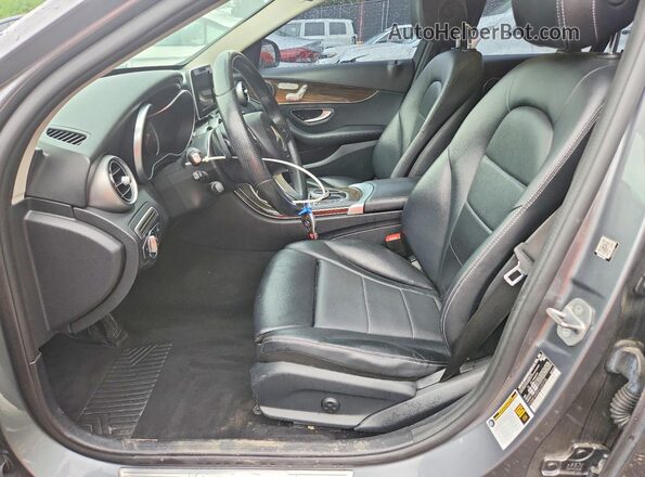 55SWF4KB5HU220728 2017 MERCEDES-BENZ C Gray 