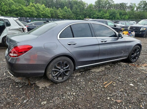 55SWF4KB5HU220728 2017 MERCEDES-BENZ C Gray 