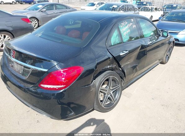 55SWF4KB5JU262824 2018 MERCEDES-BENZ C-CLASS Черный Вид спереди