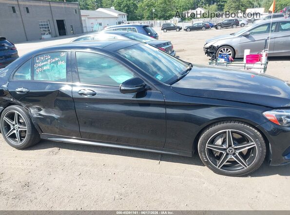 55SWF4KB5JU262824 2018 MERCEDES-BENZ C-CLASS Черный Вид задней части салона