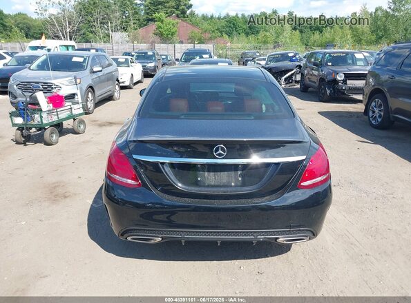 55SWF4KB5JU262824 2018 MERCEDES-BENZ C-CLASS Черный 