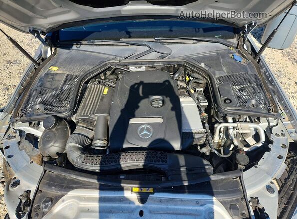 55SWF4KB6GU105988 2016 MERCEDES-BENZ C Silver Вид задньої частини салону