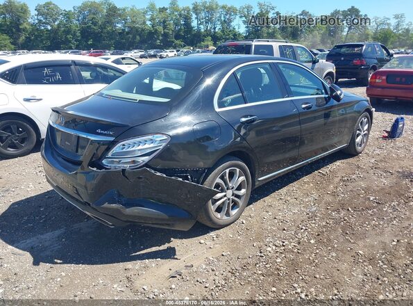 55SWF4KB6GU108311 2016 MERCEDES-BENZ C-CLASS Black Հետևի աջ