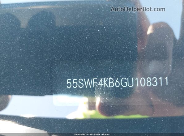 55SWF4KB6GU108311 2016 MERCEDES-BENZ C-CLASS Black 