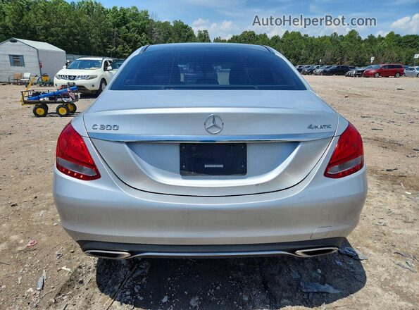 55SWF4KB6GU117638 2016 MERCEDES-BENZ C Silver 