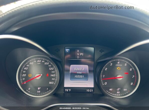 55SWF4KB6GU160652 2016 MERCEDES-BENZ C-CLASS Gray Widok tylnych siedzeń