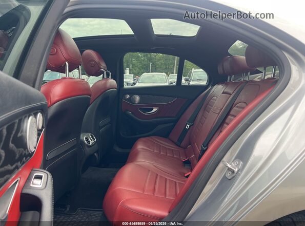 55SWF4KB6GU160652 2016 MERCEDES-BENZ C-CLASS Gray Widok naklejki z numerem VIN