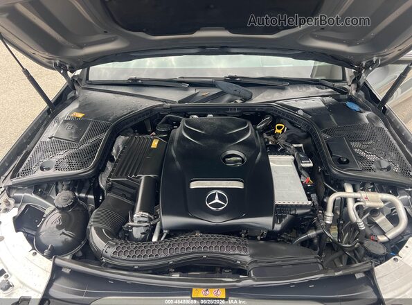 55SWF4KB6GU160652 2016 MERCEDES-BENZ C-CLASS Gray Widok z tyłu