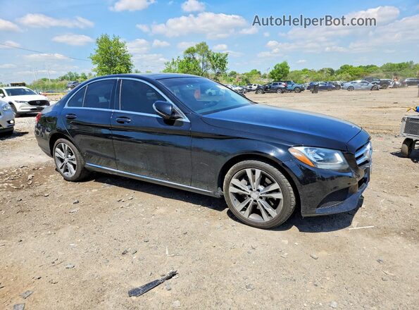 55SWF4KB6HU184726 2017 MERCEDES-BENZ C Black Delantero derecho