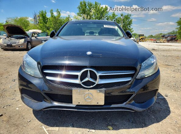 55SWF4KB6HU184726 2017 MERCEDES-BENZ C Black Vista frontal