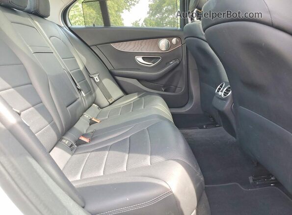 55SWF4KB6HU189392 2017 MERCEDES-BENZ C-CLASS Белый Вид задних сидений