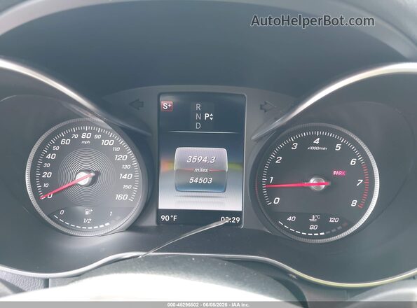 55SWF4KB6HU193443 2017 MERCEDES-BENZ C-CLASS Blue Widok tylnych siedzeń