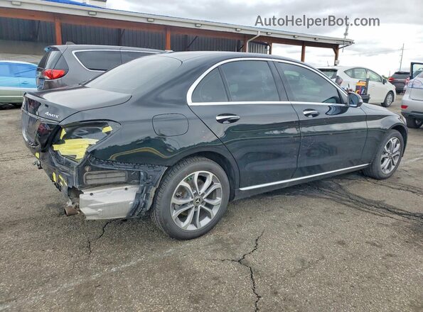 55SWF4KB6JU241934 2018 MERCEDES-BENZ C Black Tył prawy