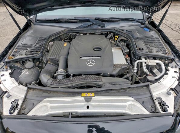 55SWF4KB6JU241934 2018 MERCEDES-BENZ C Black Widok wnętrza z tyłu