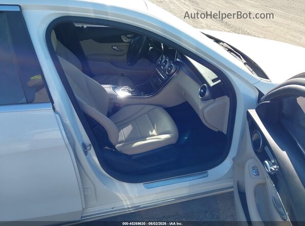 55SWF4KB6JU242940 2018 MERCEDES-BENZ C-CLASS White Front interior view