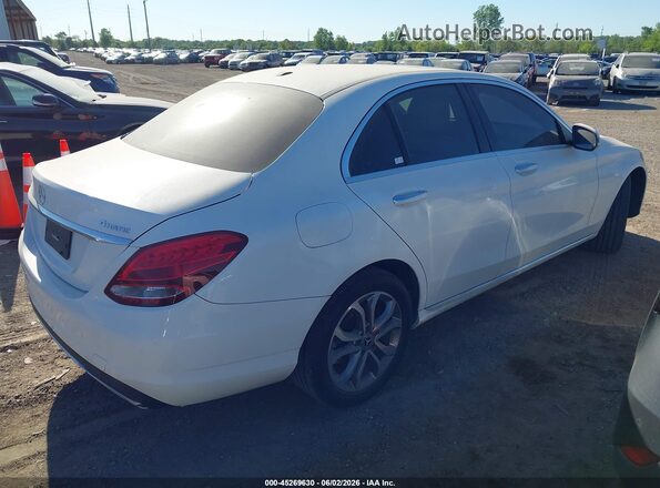 55SWF4KB6JU242940 2018 MERCEDES-BENZ C-CLASS White Rear right