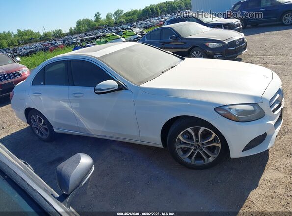55SWF4KB6JU242940 2018 MERCEDES-BENZ C-CLASS White Rear interior view