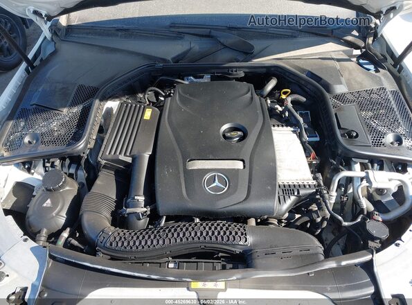 55SWF4KB6JU242940 2018 MERCEDES-BENZ C-CLASS White Rear view
