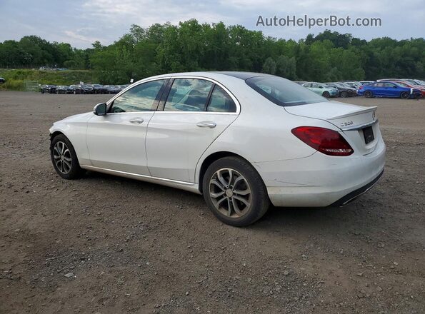55SWF4KB7GU113372 2016 MERCEDES-BENZ C White 
