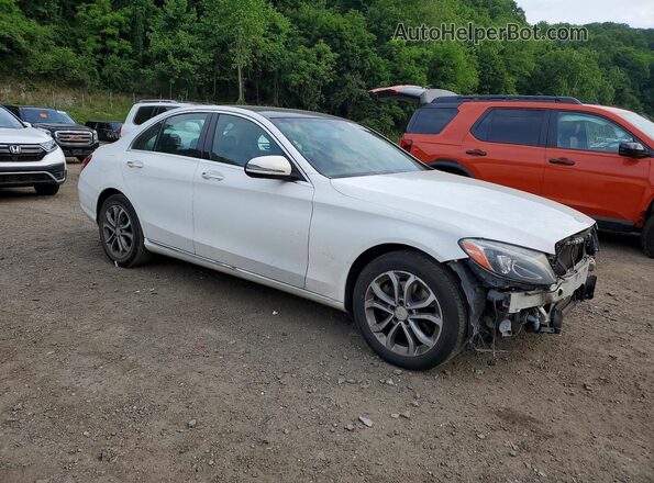 55SWF4KB7GU113372 2016 MERCEDES-BENZ C White 
