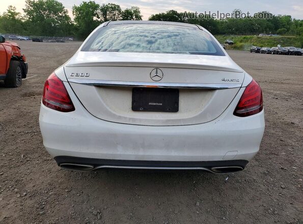 55SWF4KB7GU113372 2016 MERCEDES-BENZ C White 