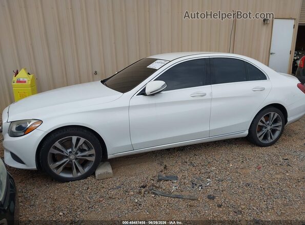 55SWF4KB7GU130933 2016 MERCEDES-BENZ C-CLASS White წინა ხედი