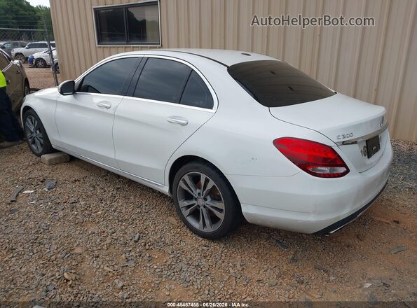 55SWF4KB7GU130933 2016 MERCEDES-BENZ C-CLASS White უკანა მარცხენა