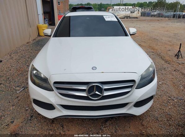 55SWF4KB7GU130933 2016 MERCEDES-BENZ C-CLASS White ხელსაწყოთა პანელის ხედი