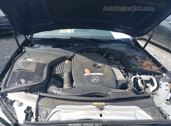 55SWF4KB7GU140281 2016 MERCEDES-BENZ C-CLASS Blue Вид ззаду