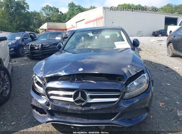 55SWF4KB7GU140281 2016 MERCEDES-BENZ C-CLASS Blue Вид щитка приладів