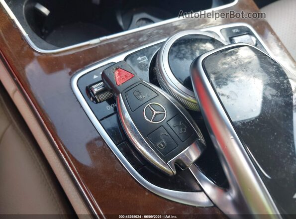 55SWF4KB7GU140281 2016 MERCEDES-BENZ C-CLASS Blue Вид панелі приладів