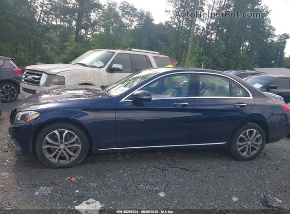 55SWF4KB7GU140281 2016 MERCEDES-BENZ C-CLASS Blue Панорамний вид салону 360°