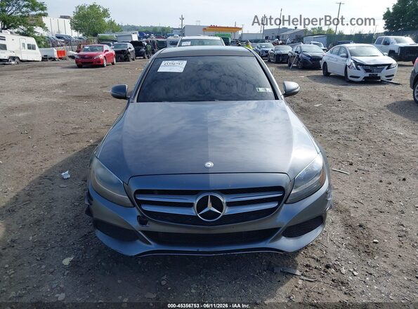 55SWF4KB7HU188641 2017 MERCEDES-BENZ C-CLASS Gray Instrument cluster view