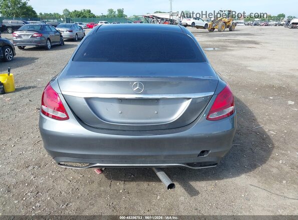 55SWF4KB7HU188641 2017 MERCEDES-BENZ C-CLASS Gray 