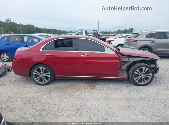 55SWF4KB7HU197193 2017 MERCEDES-BENZ C-CLASS Red Vista interior de 360 grados