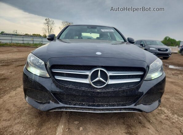 55SWF4KB7HU200111 2017 MERCEDES-BENZ C Black Դիմացի տեսք
