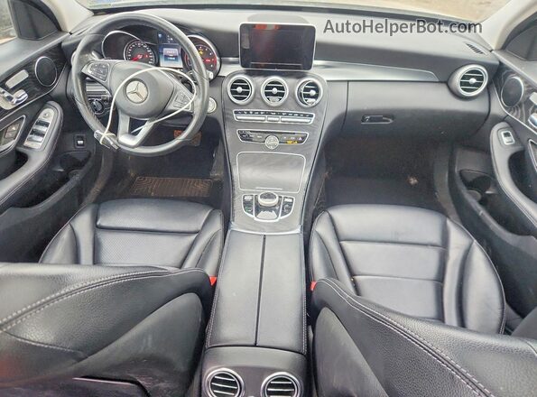 55SWF4KB7HU200111 2017 MERCEDES-BENZ C Black Առջևի վահանակի տեսք
