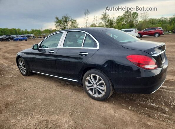 55SWF4KB7HU200111 2017 MERCEDES-BENZ C Black Հետևի ձախ