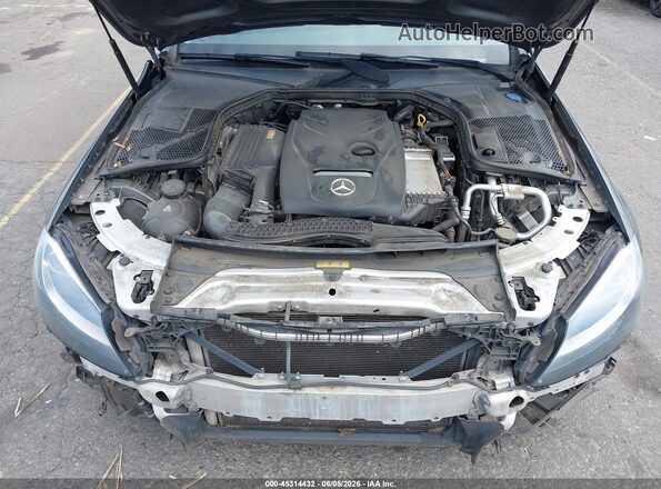 55SWF4KB7HU224506 2017 MERCEDES-BENZ C-CLASS Gray უკანა ხედი