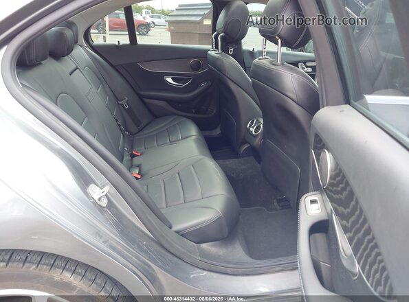 55SWF4KB7HU224506 2017 MERCEDES-BENZ C-CLASS Gray VIN კოდის სტიკერის ხედი