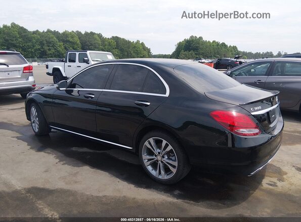 55SWF4KB7JU273744 2018 MERCEDES-BENZ C-CLASS Black Rear left