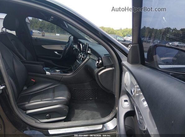 55SWF4KB7JU273744 2018 MERCEDES-BENZ C-CLASS Black Front interior view