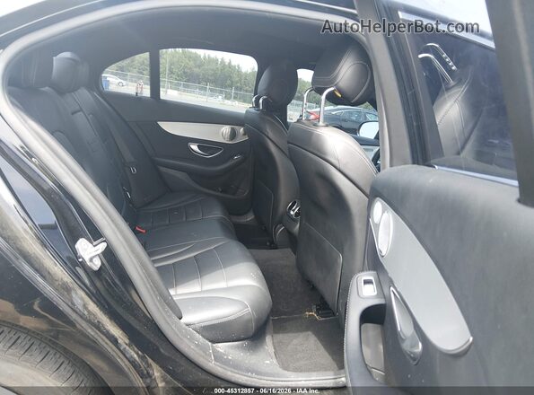 55SWF4KB7JU273744 2018 MERCEDES-BENZ C-CLASS Black VIN sticker view