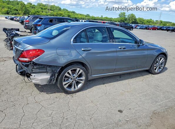 55SWF4KB7JU282475 2018 MERCEDES-BENZ C Charcoal Trasero derecho
