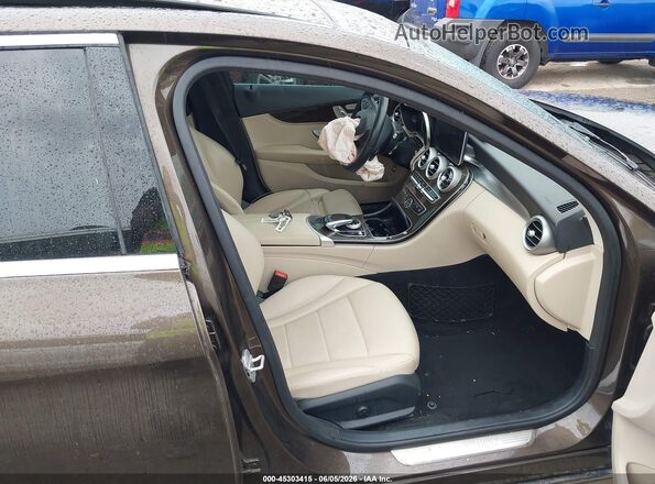 55SWF4KB8GU108584 2016 MERCEDES-BENZ C-CLASS Black Вид салону спереду