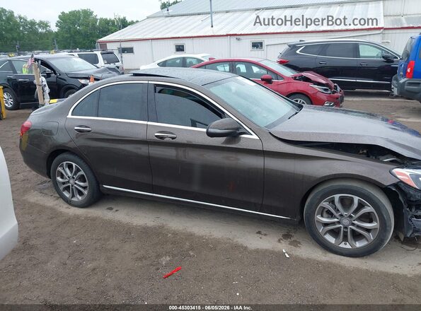 55SWF4KB8GU108584 2016 MERCEDES-BENZ C-CLASS Black Вид задньої частини салону