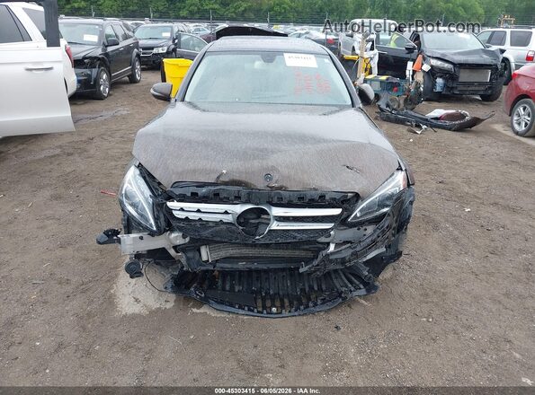 55SWF4KB8GU108584 2016 MERCEDES-BENZ C-CLASS Black Вид щитка приладів